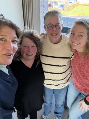 Maureen en Hennie, wensouders in de jaren 80